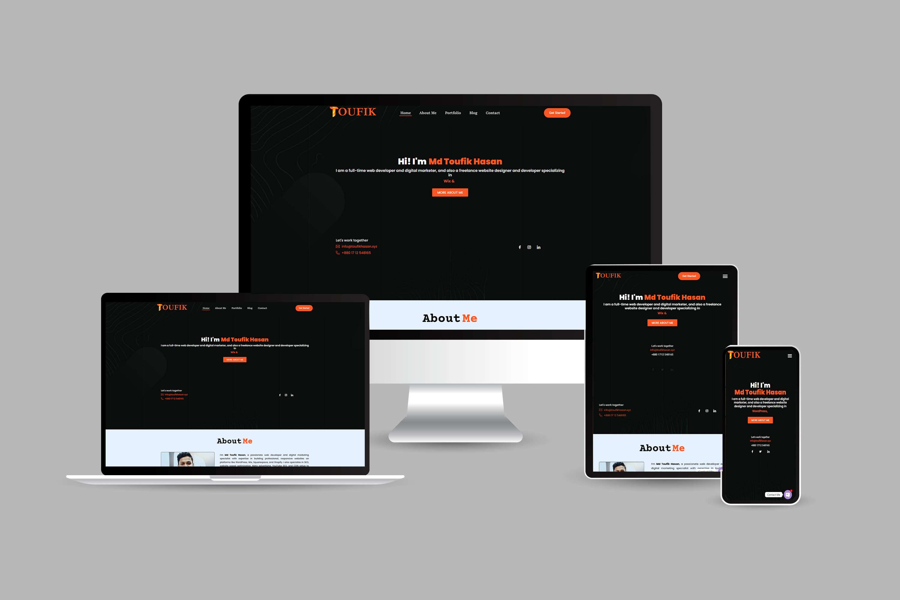 Portfolio Website Design