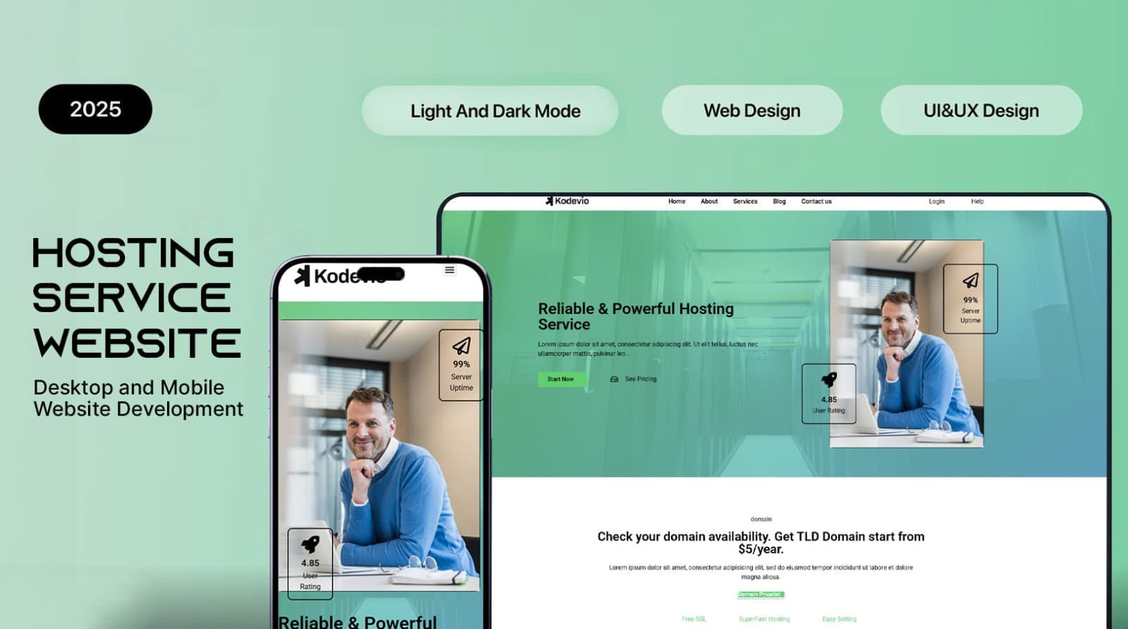 Hosting Provider WordPress Website